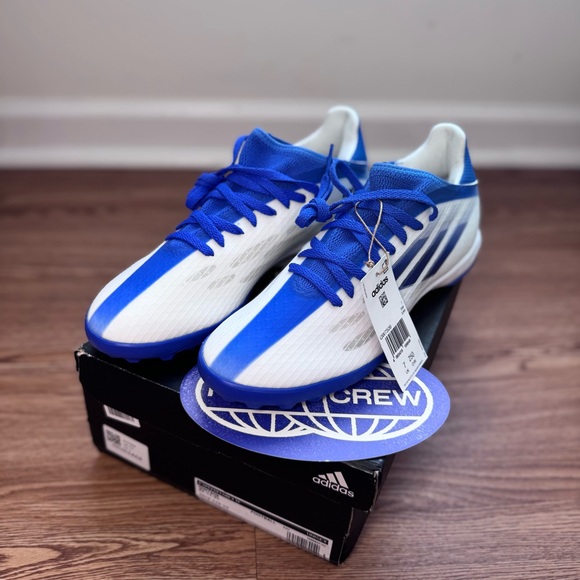 adidas Other - Adidas X Speedflow.3 TF Turf Soccer Cleats Blue White GW7509 Men’s 7.5/UK 7 NEW
